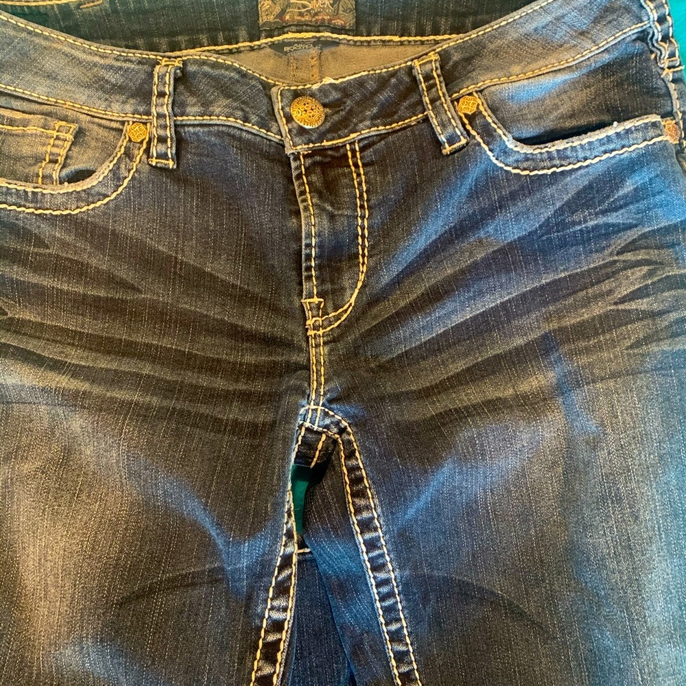 Silver Bootcut Jeans Women